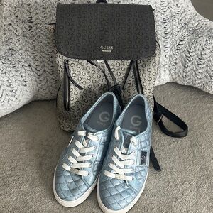 Bundle: Guess Backpack + Sneakers